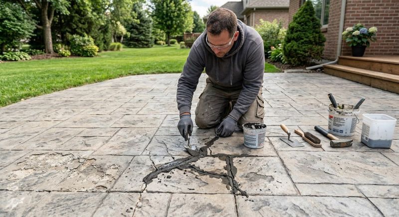 Decorative Concrete Repair in Glen Burnie, MD