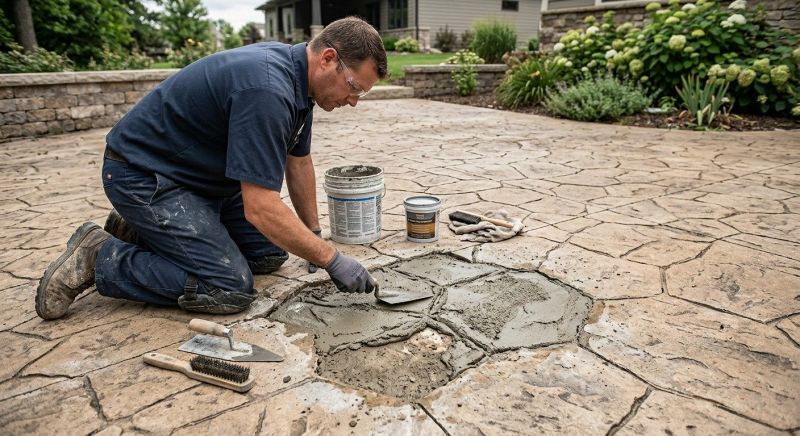 Decorative Concrete Repair in Boone, NC