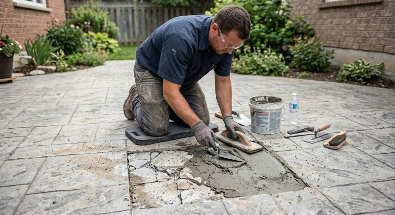 Decorative Concrete Repair in Sacramento, CA