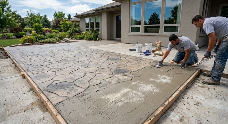 Stamped Concrete Construction in Corpus Christi, TX
